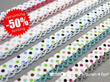 OPRUIMING - Deco biasband print