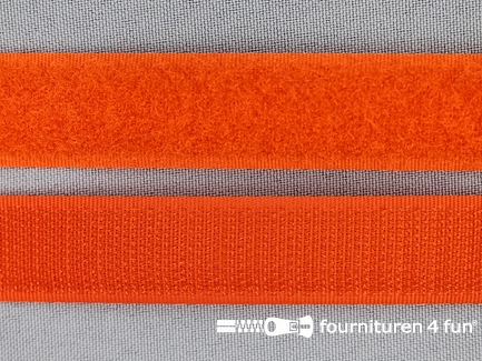 Klittenband - 20mm - oranje