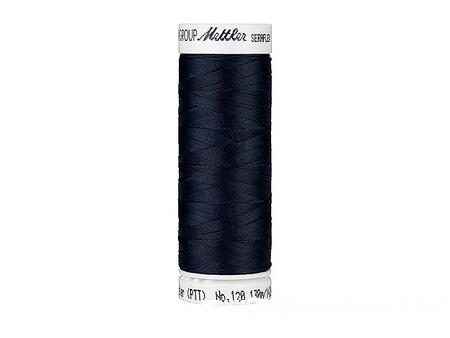 Mettler Seraflex - elastisch machinegaren - heel donker blauw (0821)