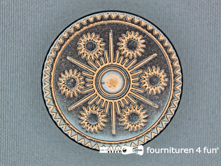 Bronzen knoop 37mm folklore