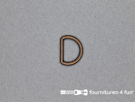 D-ring - 15mm - rood koper 