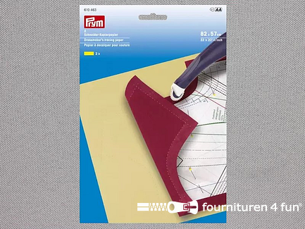  Prym kopieerpapier voor patronen 2 vellen 82x57cm geel - 610463
