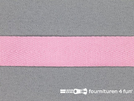 Rol 50 meter luxe keperband 20mm licht roze