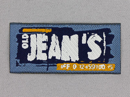 Applicatie 65x30mm 'Old Jean's'