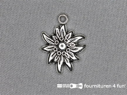 Landhuis hanger 25x18mm edelweiss