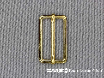 Schuifgesp 30mm goud
