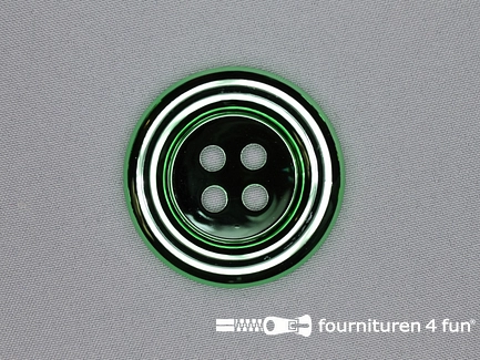 Clownsknoop - metallic - 54mm - gras groen