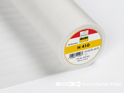 Rol 25 meter x 90cm Vlieseline® Softline - H410 - wit