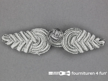 Brandenburger 90x20mm zilver