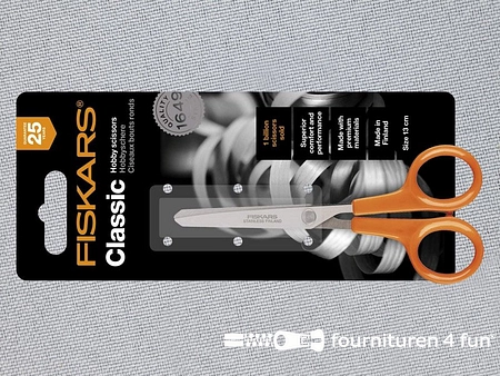 Fiskars Ciseaux Classic Micro-tip 13 cm Ambidextres - Béjottes