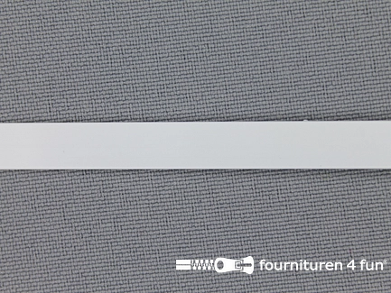 Baleinenband 7mm metaal wit