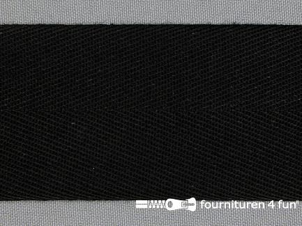 Rol 50 meter luxe keperband 50mm zwart