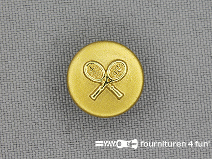 Gouden knoop 15mm tennis