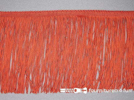 Charleston franje 150mm oranje-koraalrood