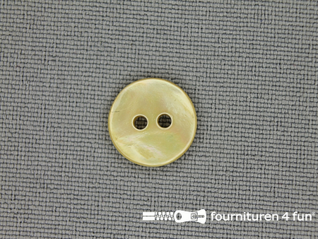 Parelmoer knoop 11mm beige