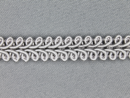 Viscose galon 11mm licht grijs