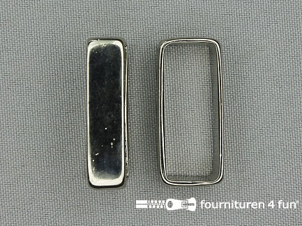 Schuifpassant - 30mm - zilver