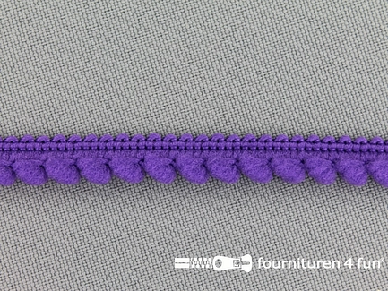 Bolletjesband - 10mm - paars