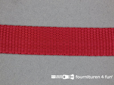 Rol 30 meter parachute band - 20mm - rood