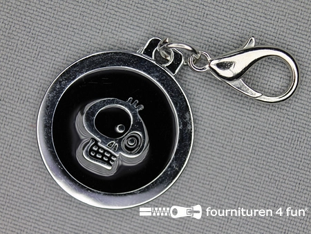 Halsband decoratie 25mm - skull
