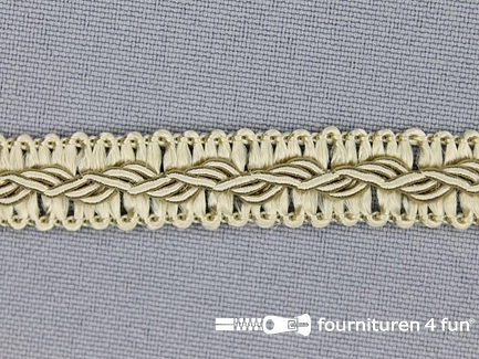 Kaart 50 meter viscose galon 12mm safari (meerdere stukken)