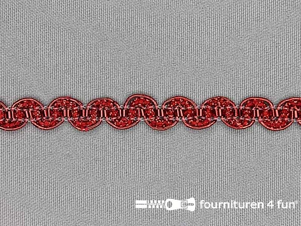 Kaart 25 meter party band 9mm rood