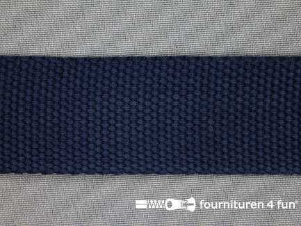 Koppelriem band - extra stevig tassenband - 32mm - marine blauw