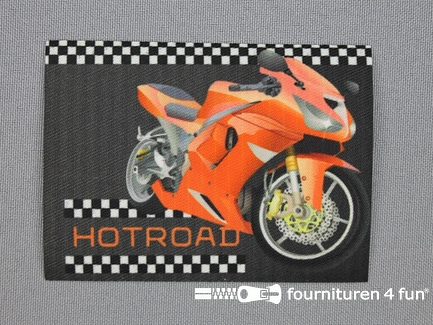 Applicatie 65x85mm rechthoek hotroad