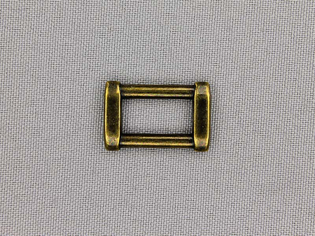 Luxe schuifpassant 16mm brons