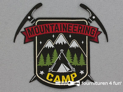 Applicatie 88x75mm Mountaineering Camp