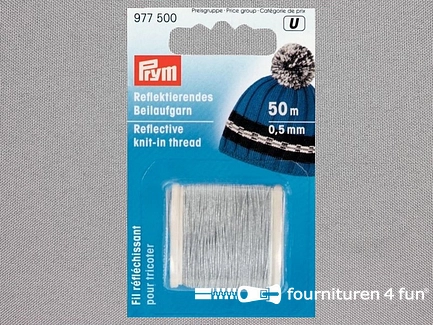  Prym reflecterend meeloopband 0.5mm - 977500