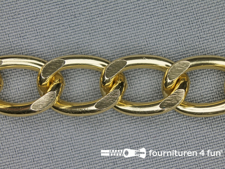 Ketting 13mm goud