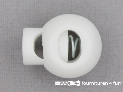 Koordstopper - 25mm - bal - wit