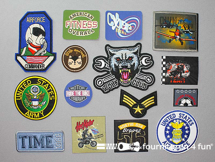 Collectie strijkapplicaties - 15 delige set - opstrijkbare patches