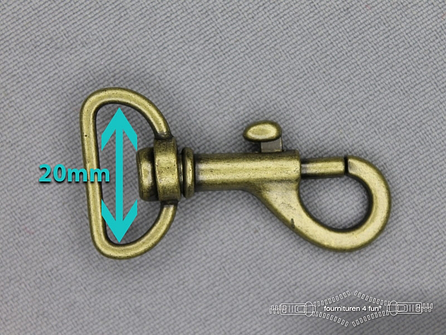Musketon 20mm brons