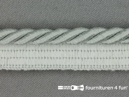 Gedraaid paspelband 20mm licht grijs