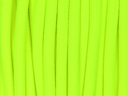 Rol 50 meter elastisch koord 3mm neon geel