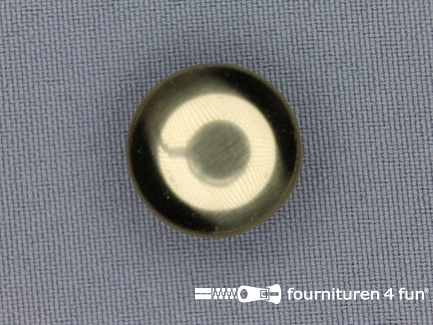 Gouden knoop 19mm glimmend