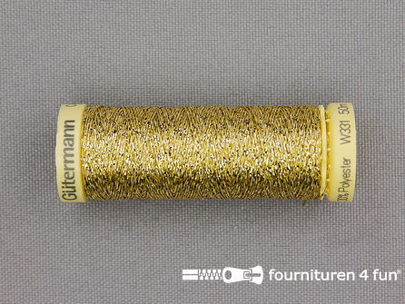 Gütermann Metallic naaigaren - 50 meter - goud