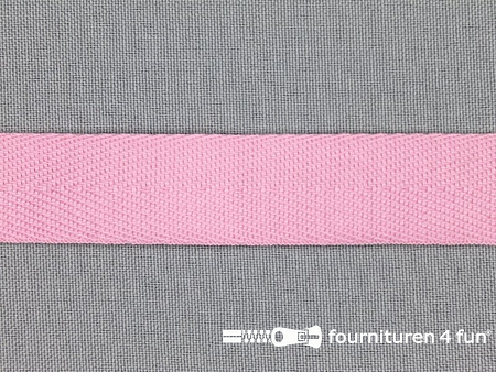 Rol 50 meter luxe keperband - 20mm - licht roze