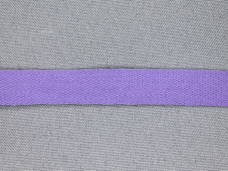 COUPON 10,4 meter (2 stukken, 4,25 + 6,15 meter) katoenen keperband 14mm lila
