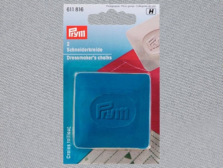 Prym Kleermakerskrijt 2 stuks - geel + blauw - 611816