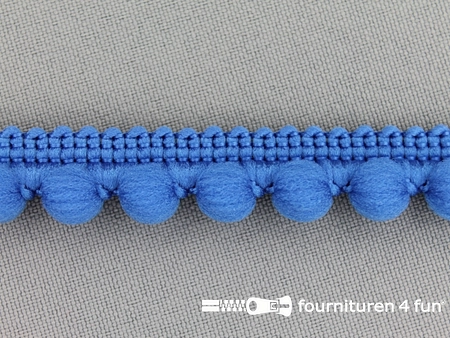 Bolletjesband - 15mm - kobalt blauw