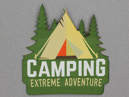 Applicatie 84x87mm Camping Extreme Adventure