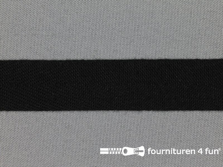 Rol 50 meter Luxe keperband 20mm zwart