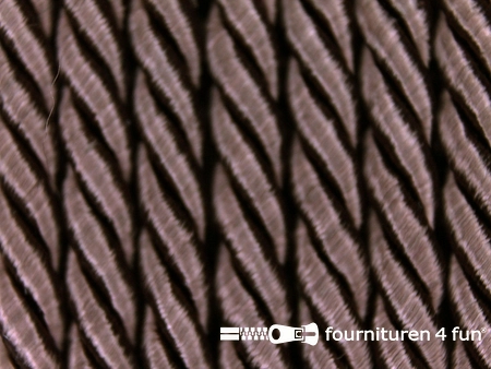Viscose meubel koord - 5mm - donker bruin