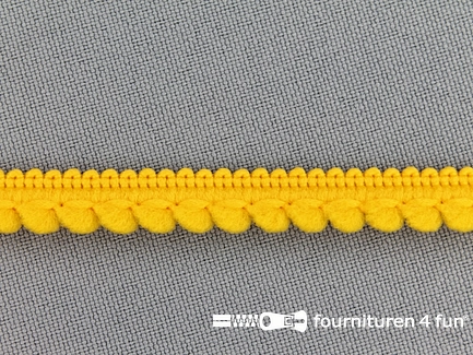 Bolletjesband - 10mm - mais geel