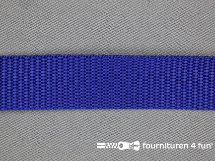 Parachute band - 20mm - kobalt blauw