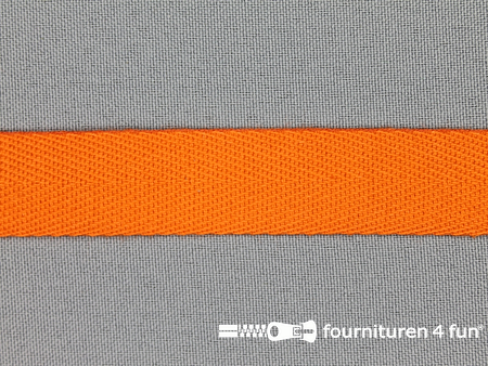 Luxe keperband 20mm oranje