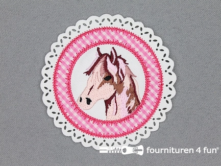 Applicatie 75x75mm paard